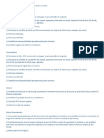 Lista de Documentos para o Serviço Compra e Venda