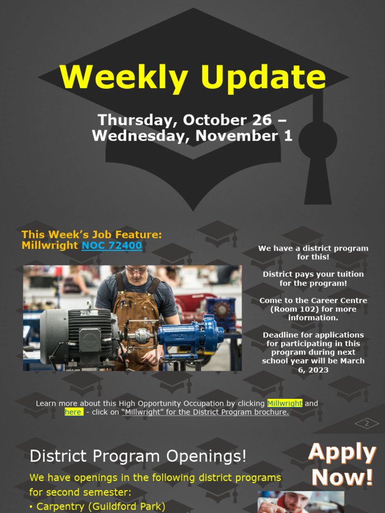 Oct 26 To Nov 1 2023 Weekly Update | PDF