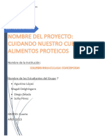 Alimentos Proteicos.