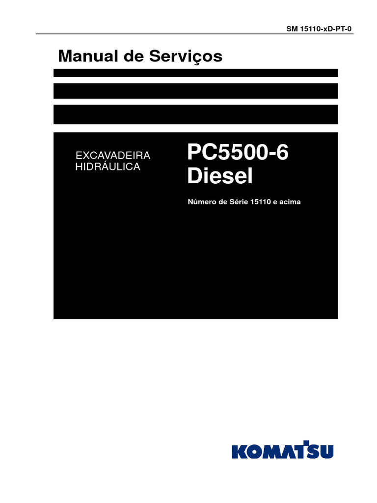 Manual de Oficina PC5500 Série 15110XDPT0 PDF Motores Radiador