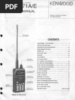 Kenwood TH-G71A-E Service Manual