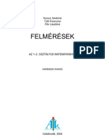 Felmérések Az 1-2.o. Matematikához