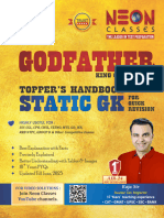 Static G K English Godfather Topper's Handbook by Neon Classes For