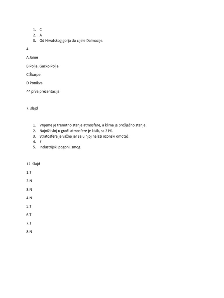 Geografija 1 | PDF