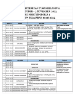 30 Oktober - 3 November 2023 - Kelas Iv A