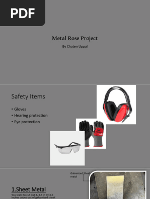 metal rose project
