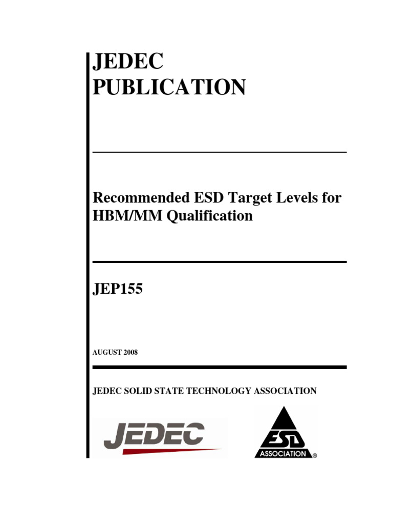 JEP155 | PDF | Electrostatic Discharge | Electronics