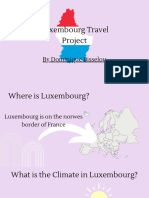 Luxembourg Travel Project