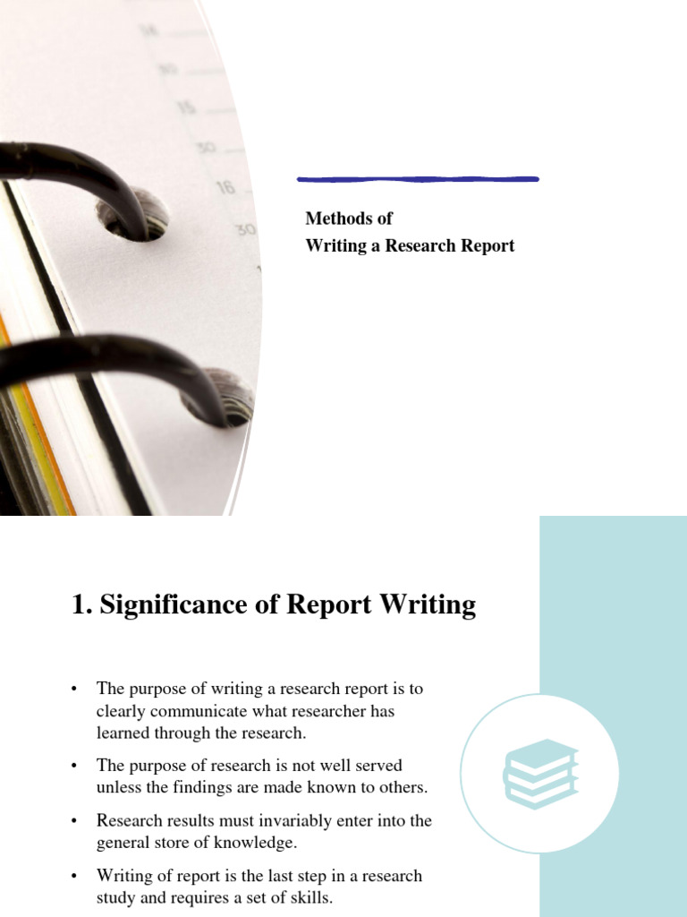 Writing a Research Report Guide | PDF | Methodology | Hypothesis