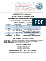 Programme 5 Tours Phase Regionale