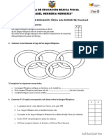 CUESTIONARIO DE EE - FF 2DO - TRIMESTRE 9no - Grado.