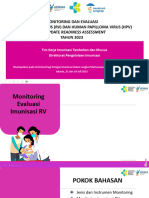 Monev Imunisasi RV Dan HPV 2023