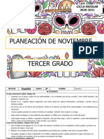 Planeacion Nov 3er - Grado - 1