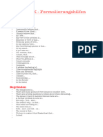 Formulierungshilfen Englisch Mündlich