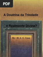 A Doutrina da Trindade é Realmente Divina? 
