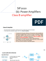Lecture 10 (B) Power Amplifiers