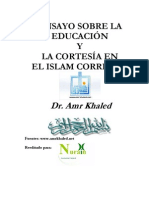 Ensayo Sobre La EducaciÓn y La CortesÍa en El Islam Correcto