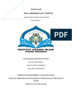 Makalah Indahnya Berperilaku Terpuji: Diajukan Untuk Memenuhi Tugas Mata Kuliah "Akidah Akhlaq 1"