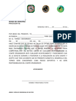 Carta RESPONSIVA BOXeo