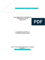 Unidad 1 Fase 1 Conceptos de La Etica y El Derecho A La Comunicacion