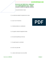 Ejercicios Sobre Oraciones Simples y Coordinadas