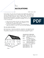 Heat Loss Calculations