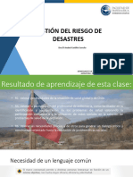 Clase 3 Gestión Del Riesgo de Desastres