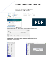 Tutorial Konfigurasi Mikrotik XI TKJ