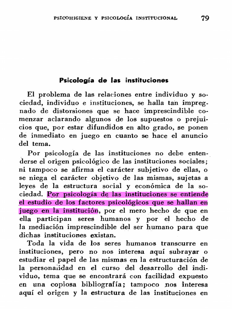 PRACTICO 11 Bleger Jose Psicohigiene Y Psicologia Institucional 80