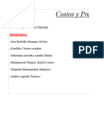 Trabajo Sem-2 - Costos y Presupuesto en La Empresa