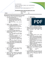 Format Soal PTS Genap MA 2022 PKN Kelas X Dan XI Rama