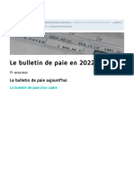 Le Bulletin de Paie en 2022