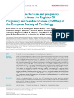 Pulmonary Hypertension and Pregnancyoutcomes