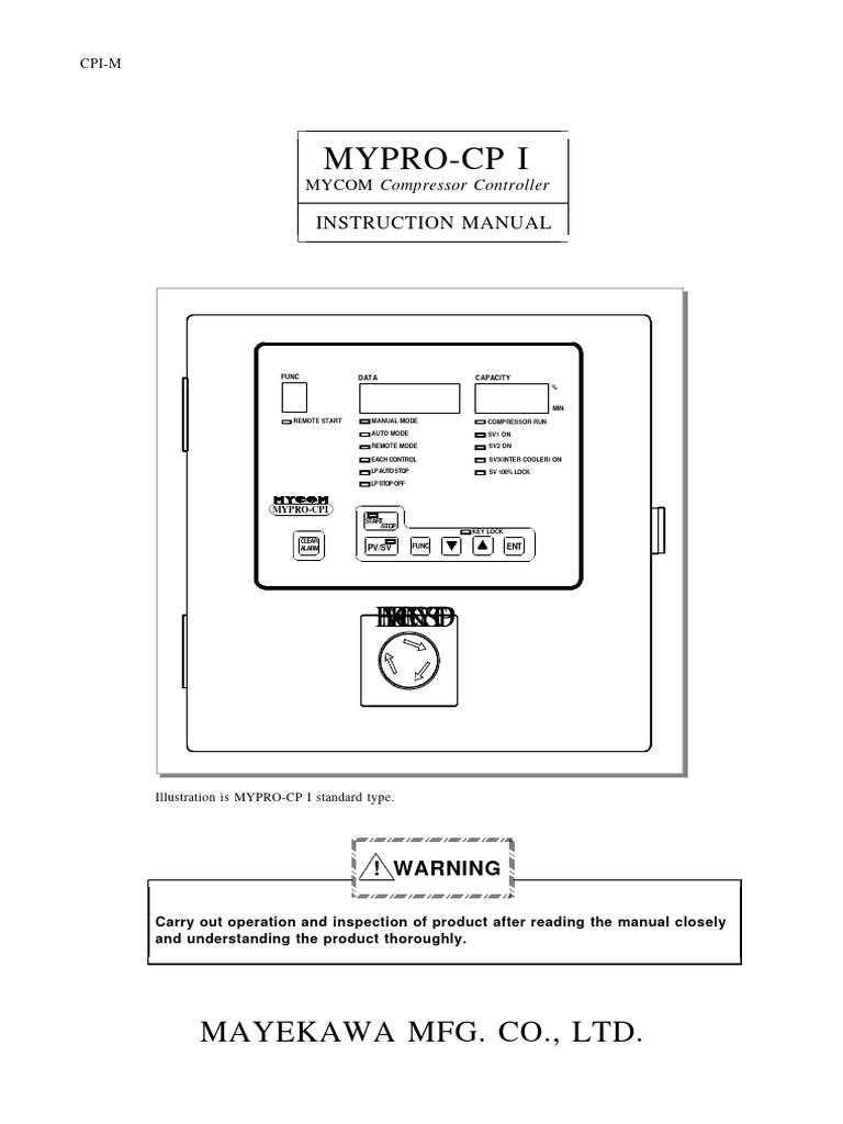 Manual, MYPRO-CP-1, Junio, 2011 | PDF