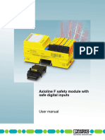 Axioline F Safety Module With Safe Digital Inputs: User Manual