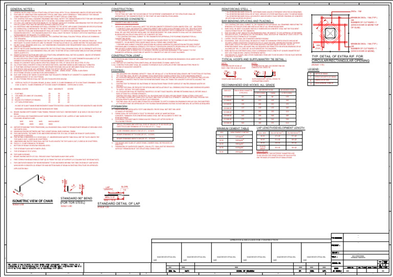 General Sheet for Construction Guidelines | PDF