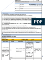 Formato de PCA PROYECTOS