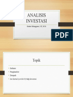 ANALISIS INVESTASI