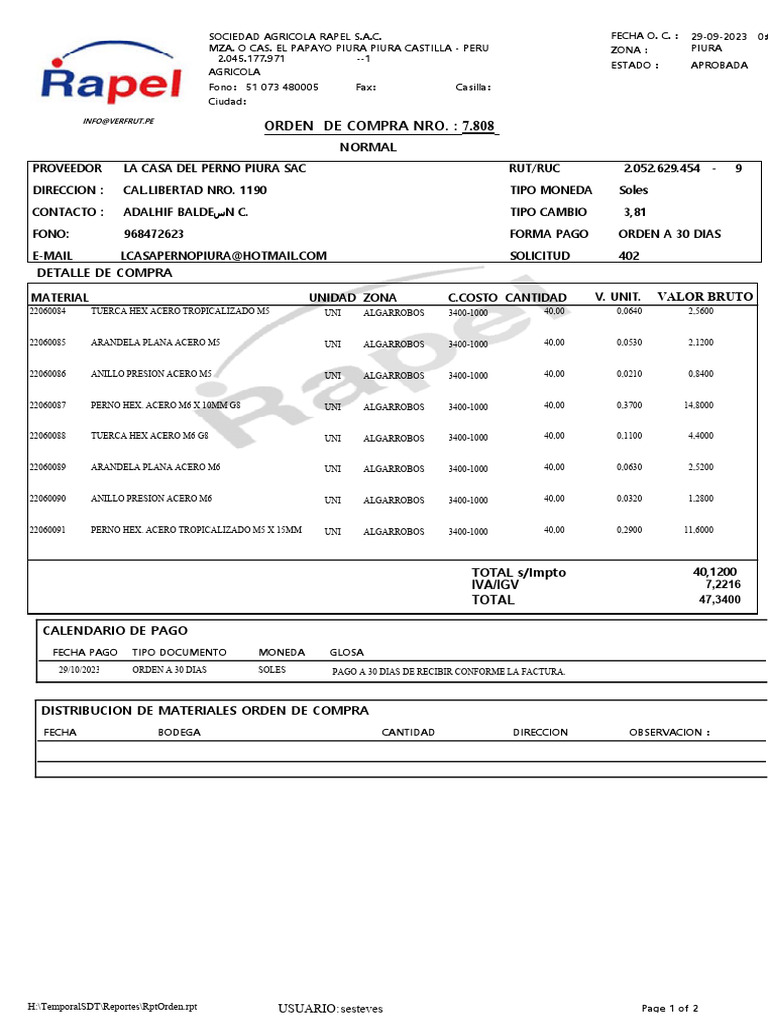 Oc 7808 La Casa Del Perno PDF