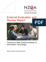 Techtorium NZIIT NZQA EER Report 2019