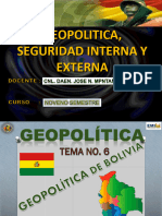 06 Geopolítica de Bolivia - Tema 06