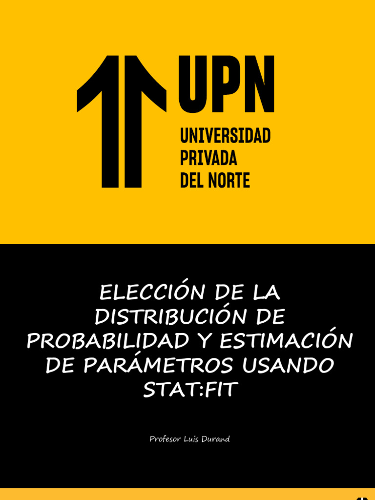 Elección de Distribuciones con STAT::FIT | PDF | Simulación | Probabilidad