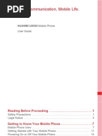 Download HUAWEI U8500 Mobile Phone User Guide 28V100R001_022CEN2CNormal29 by Side Dark SN68061838 doc pdf