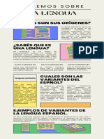 Infografía de Periódico Moderno Ordenado Colorido