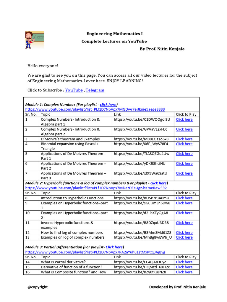 Engineering mathematics i pdf