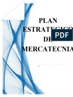 Plan Estrategico D Mercadotecnia