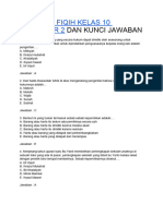 Soal Pat Fiqih Kelas 10 Semester 2 Dan Kunci Jawaban