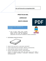 Cuadernillo de Promoción Acompañada de 6to. Grado 2023