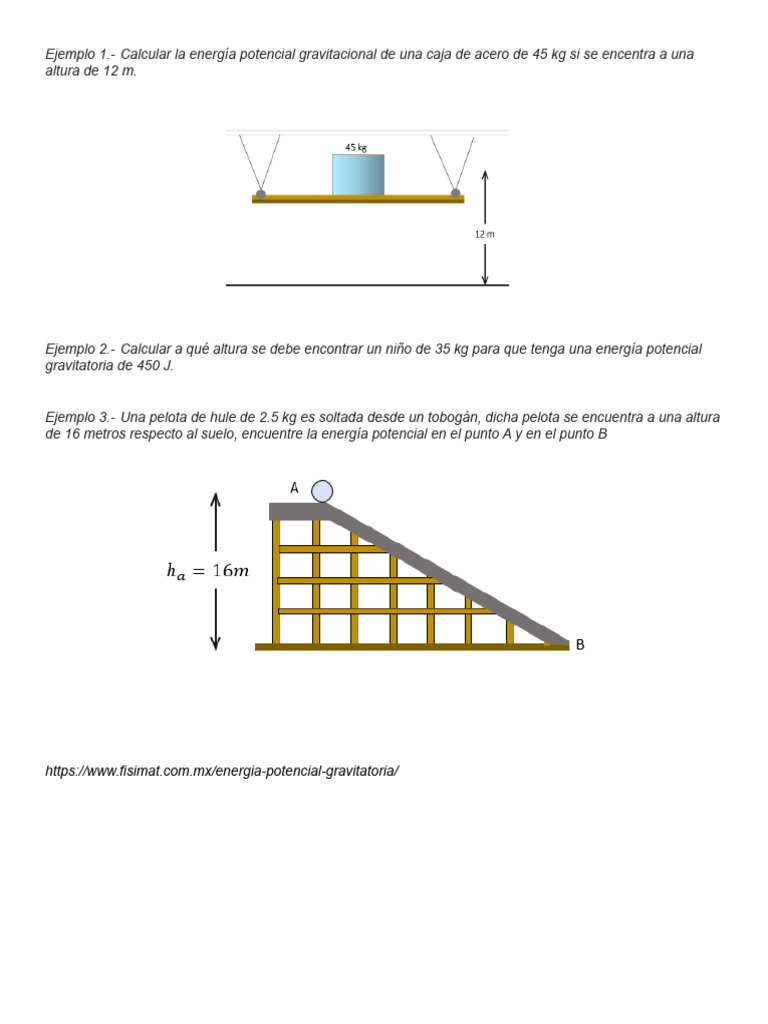 Cálculos de Energía Potencial Gravitacional | PDF | Ciencias sociales |  Libros para adolescentes, image size:768x1024