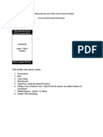 Menyunting Audio Dan Atau Video Sesuai Tuntutan Naskah